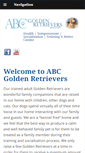Mobile Screenshot of abcgoldenretrievers.com